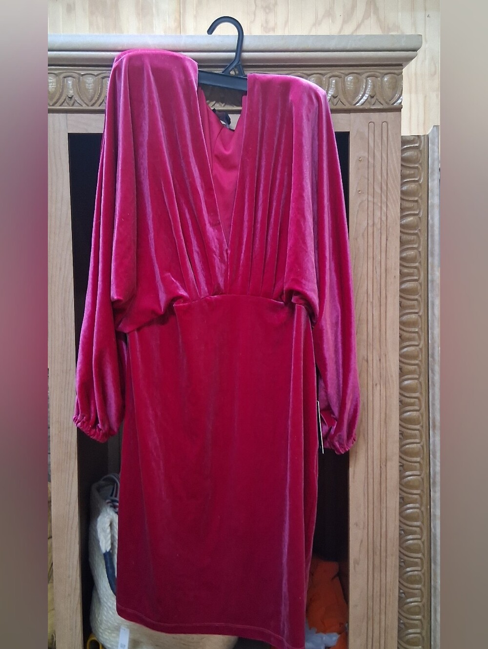 Eloquii Evening Coctail Dress Bold Pink Womans Sz. 16 NWT - Picture 1 of 5